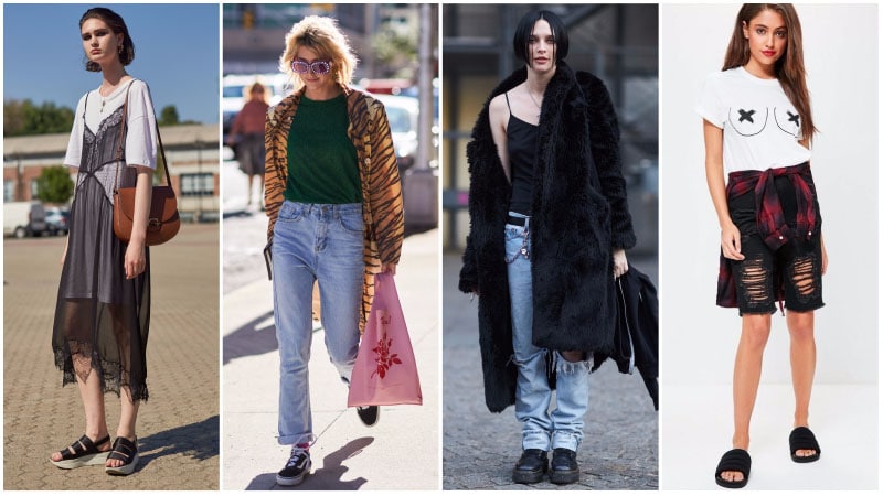 mode grunge années 90 tenues femme chic