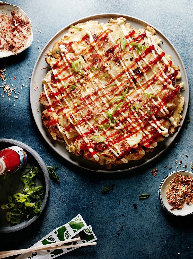 pizza japonaise crêpe okonomiyaki recettes variées