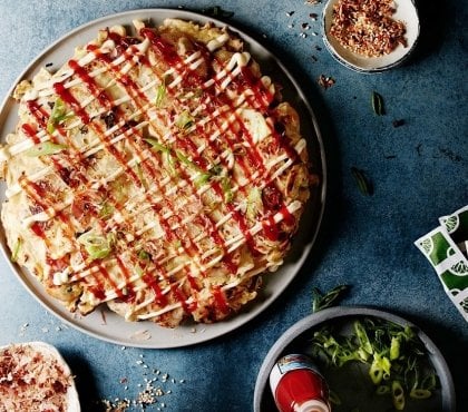 pizza japonaise crêpe okonomiyaki recettes variées