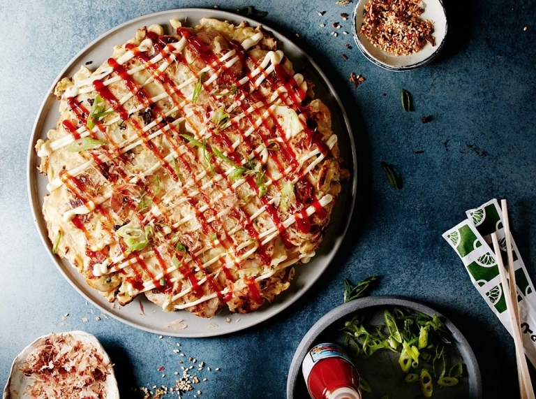 pizza japonaise crêpe okonomiyaki recettes variées