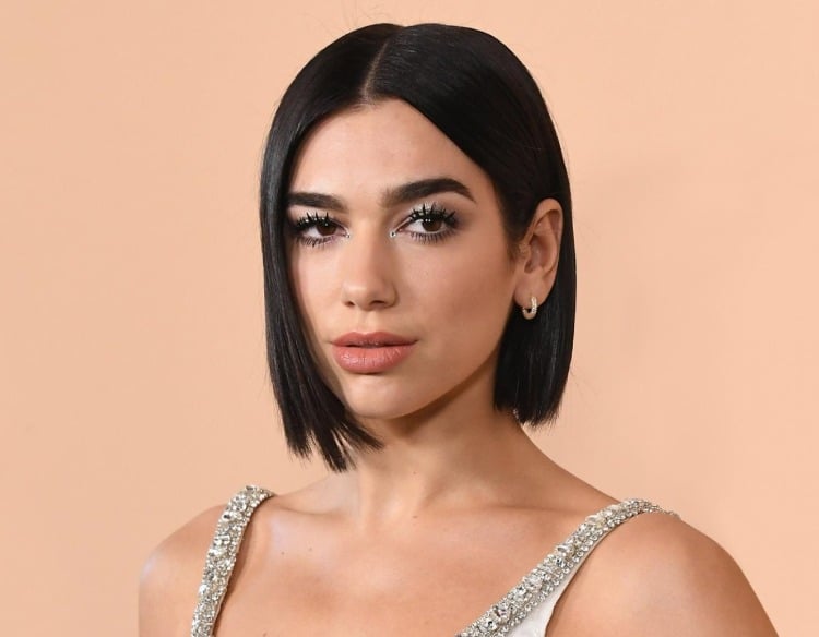 Dua Lipa Smooth Square Hair Trends For Women 2020