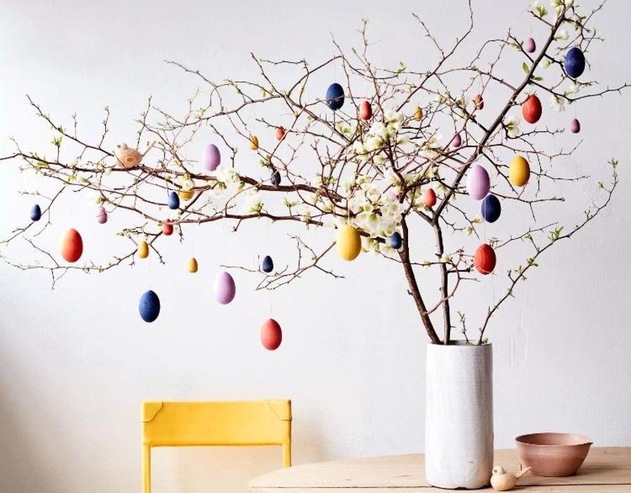 arbre de Pâques en bois