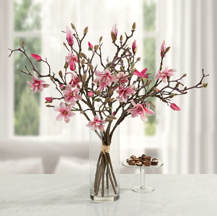 branches de magnolia idee arbre de paques a faire soi meme