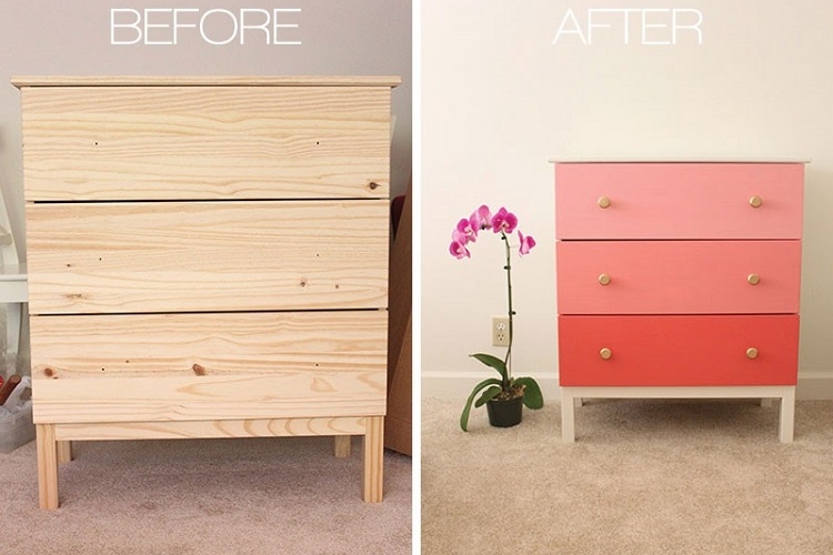 Repeindre un meuble Ikea - idées pour Ikea hackers
