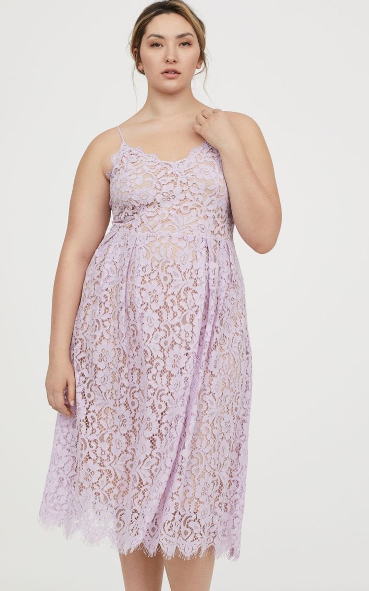mode femme XL robe violet pâle