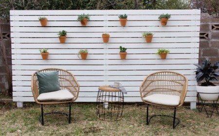 clôturer son jardin soi même idées clôture brise vue écran de jardin