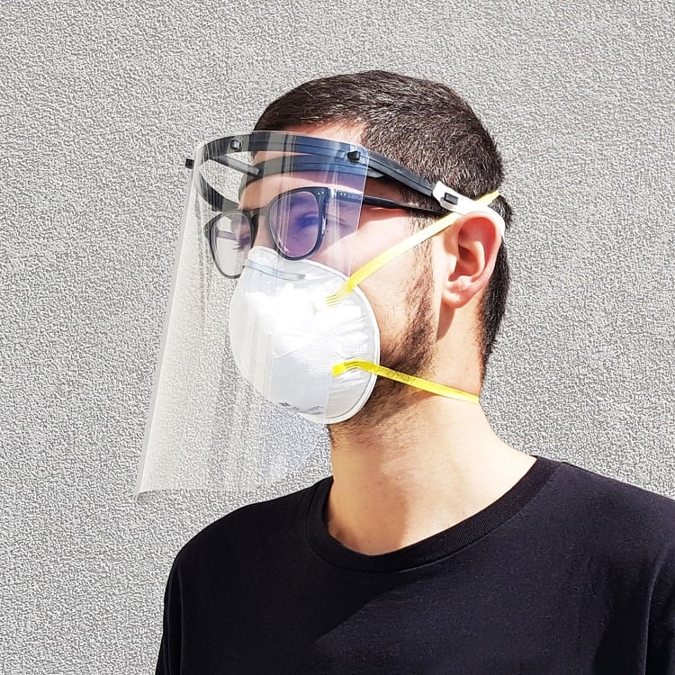 comment nettoyer et désinfecter masque de protection type visière