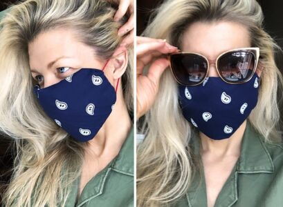 masque de protection bandana diy tissu coton lavable et réutilisable