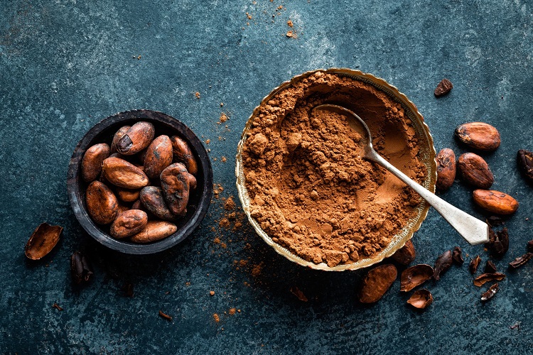 poudre de cacao curry et graines de courge pour se procurer zinc