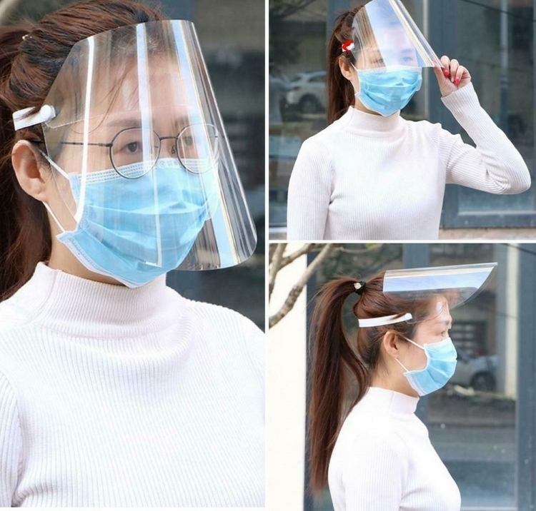 visiere de protection diy avec masque barriere