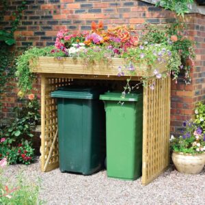 comment cacher ses poubelles meuble cache poubelle exterieur bois