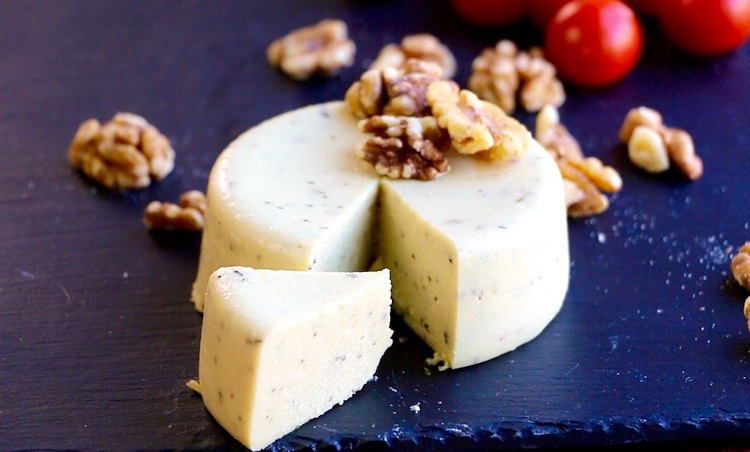 fromage végétal aux noix de grénoble et cajou vromage facile recette complète régime vegan