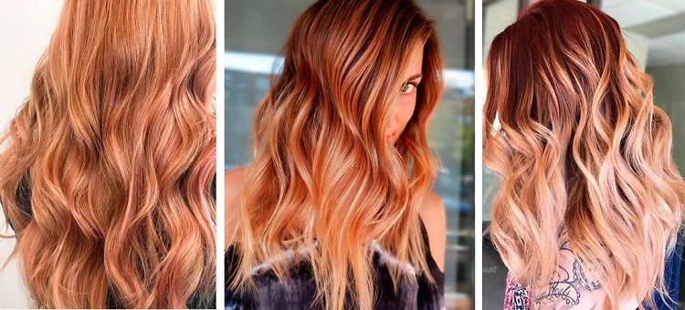 peach cobbler hair tendance coloration 2020 couleur de cheveux pêche