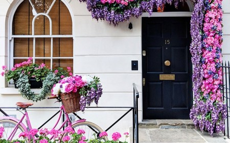 front door flower plante fleurs maison porte idées déco