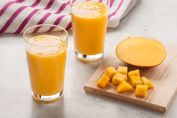 smoothie mangue vertus santé peau digestion