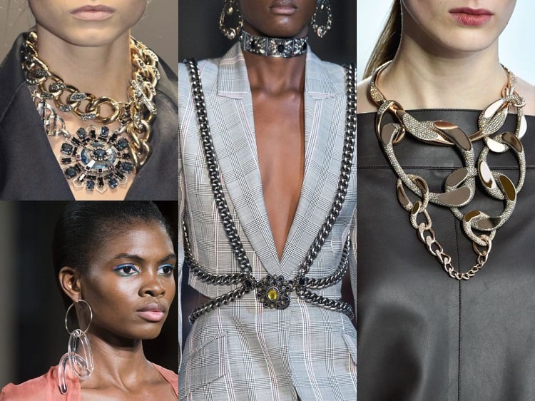 Chain accessoires mode 2020 tendance bijoux choker