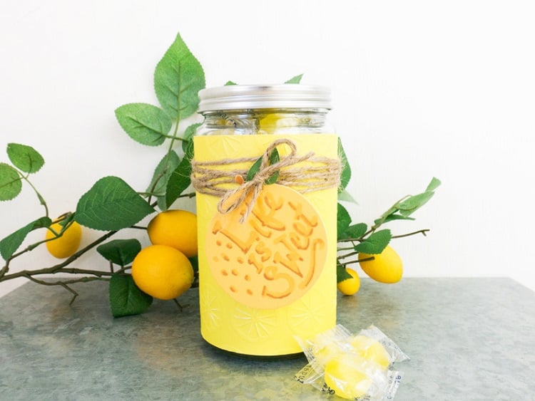 Lemon Teacher gift idée cadeau maitresse citron bocal projet DIY brico maison