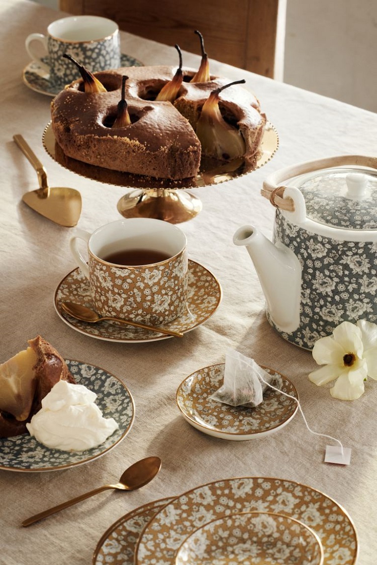 Pelle à tarte en métal thé tasses porcelain H&M home 2020