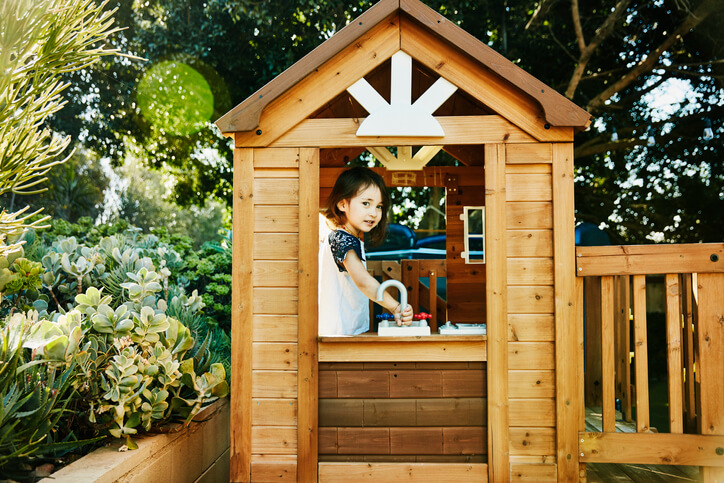 abri en bois cabane de jardin pour enfants