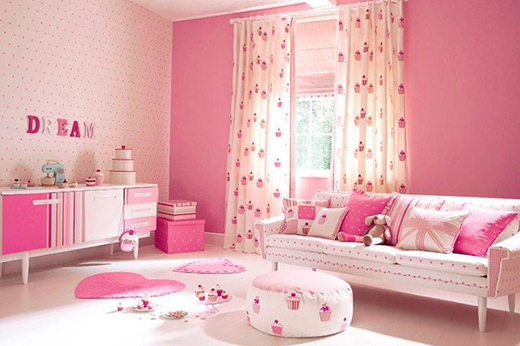 chambre princesse rose