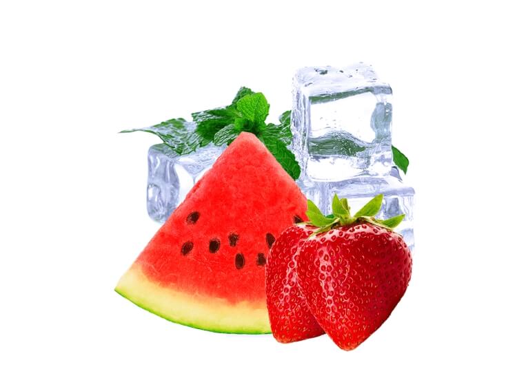 pastèque fraises fruits aliments se hydrater santé