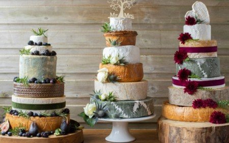 piece montee fromages pour mariage deco fruits et fleurs