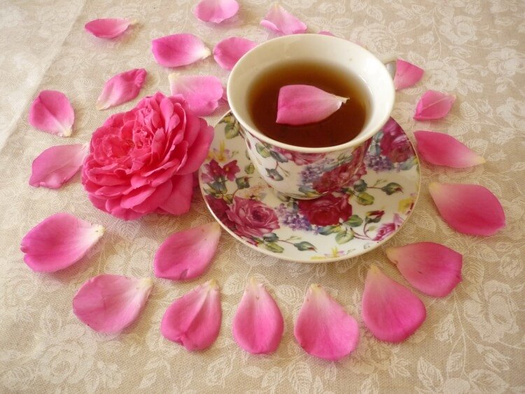 thé à la rose combinaison exquise arôme goût