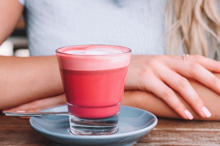 Pink Latte sans caféine lactafree café végétal