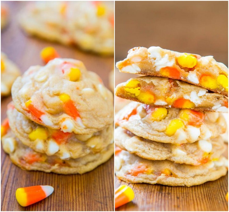 biscuits Halloween gourmands candy corn recette facile
