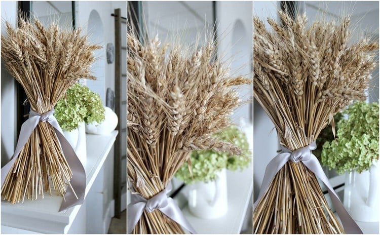 decoration chambre naturelle épi de blé déco champetre chic decor automne