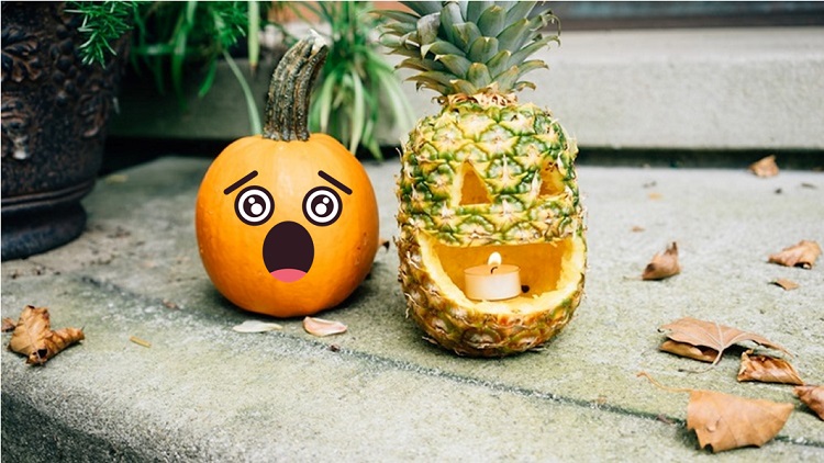 decoration halloween citrouille ananas - Copy