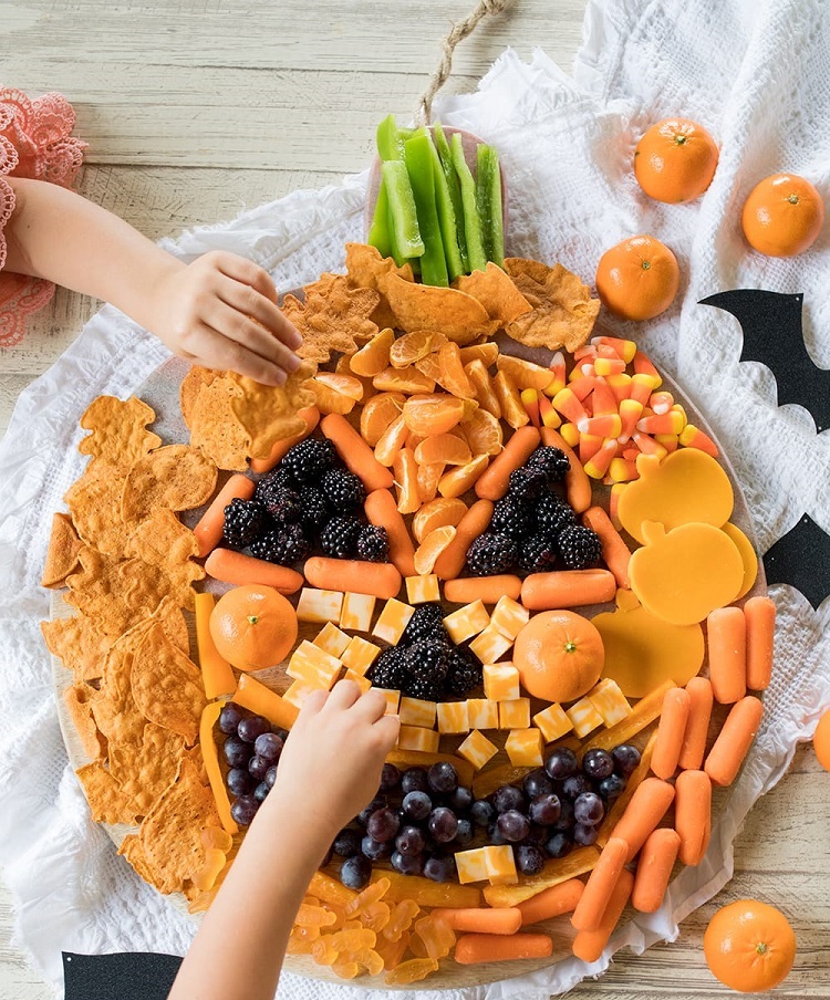 Plateau De Service Forme Citrouille – Pour Halloween, Thanksgiving – Idéal Pour Snacks, Charcuterie, Bonbons