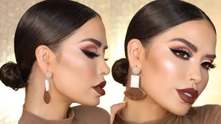 low sleek bun chignon bas