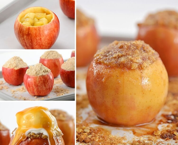 préparer recette pommes farcies croquant pommes délicieux