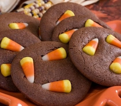 recette biscuit halloween facile candy corn bonbons de maïs