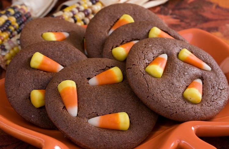 recette biscuit halloween facile candy corn bonbons de maïs