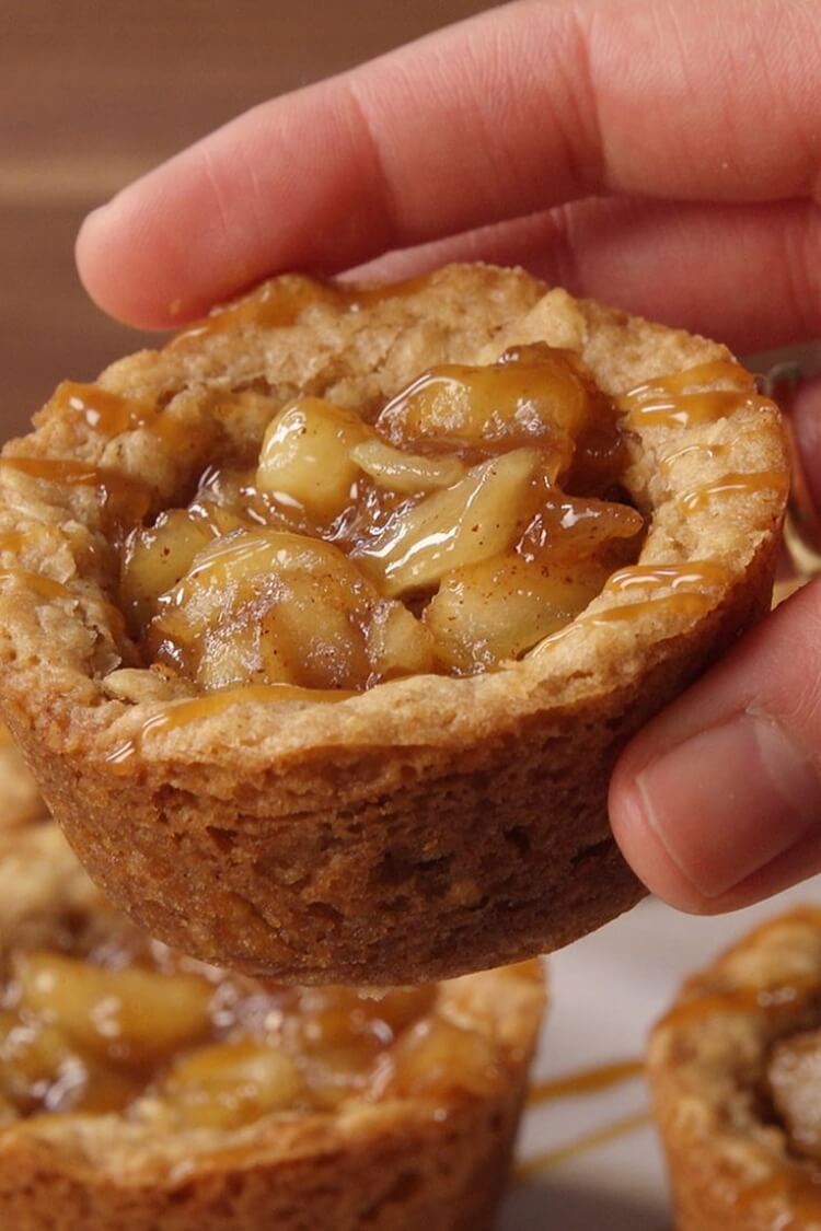 recettes coupelles biscuits croquantes aux pommes