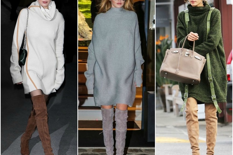 Robe-pull en maille : comment la porter cet automne