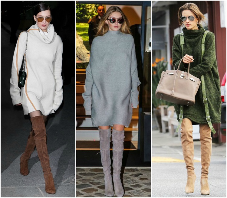 robe pull laine col roulé tendance mode femme automne 2020