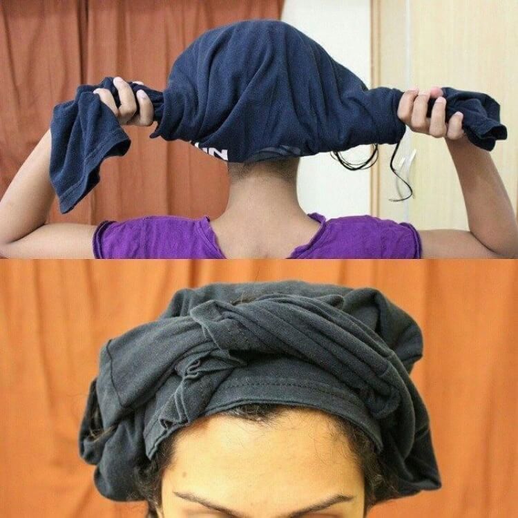 technique plopping cheveux femme se boucler naturellement