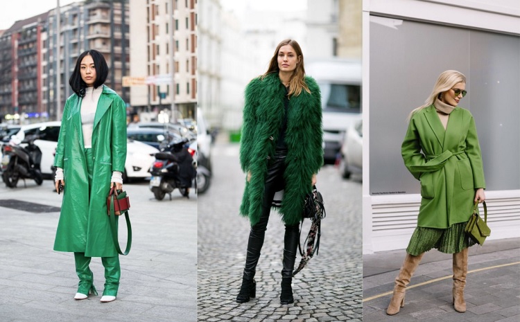 vert nuances green fashion automne hiver