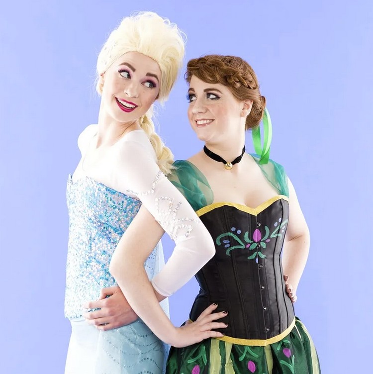 Anna et Elsa déguisement pour Halloween adultes