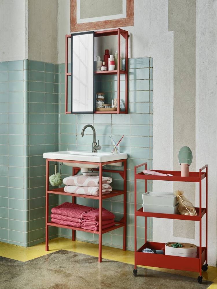 IKEA 2021 étagère ouverte Enhet pour cuisine et salle de bain