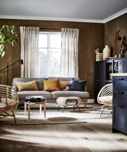 catalogue IKEA 2021 aperçu canapé Stocksund gris étagère Havsta