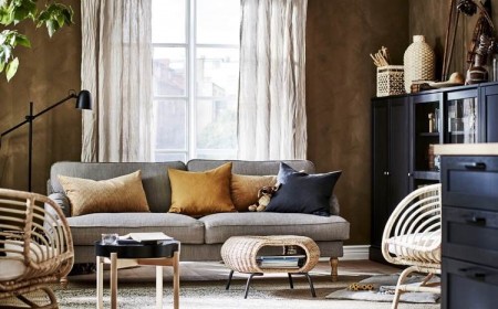 catalogue IKEA 2021 aperçu canapé Stocksund gris étagère Havsta
