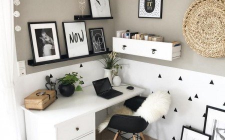 déco espace de travail bureau maison cosy et chic style scandinave