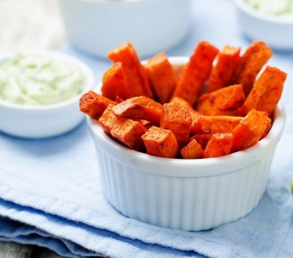 frites de patates douces au four recette légumes idées saines