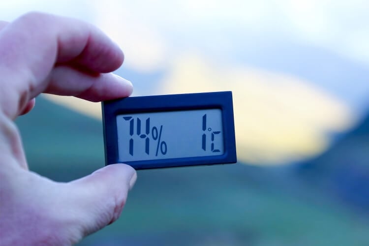 hygromètre contrôler niveau humidité intérieur environnement sain