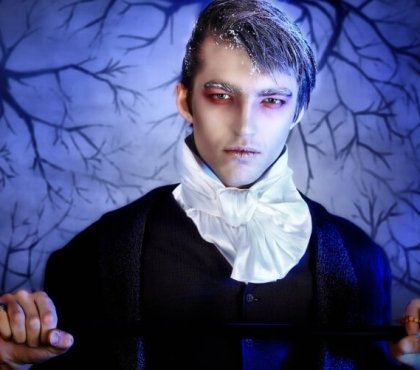 makeup halloween hommes vampire terrifiant edward cullun