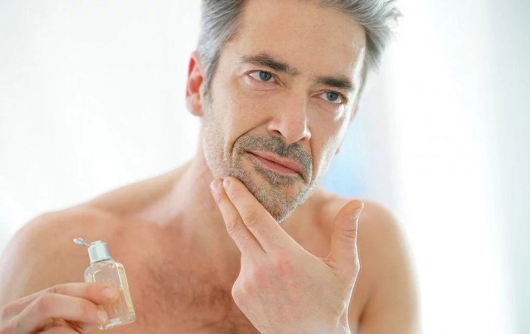 masque visage homme avec barbe huile hydratante routine beauté homme soin naturel